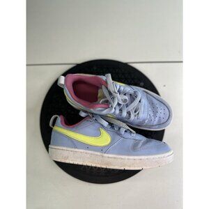 Nike Shoes 4Y Court Borough 2 Sneakers Multicolor Leather Casual BQ5448-405